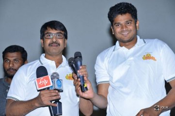 Jayammu Nischayammu Raa Movie Team At Satyam Theatre